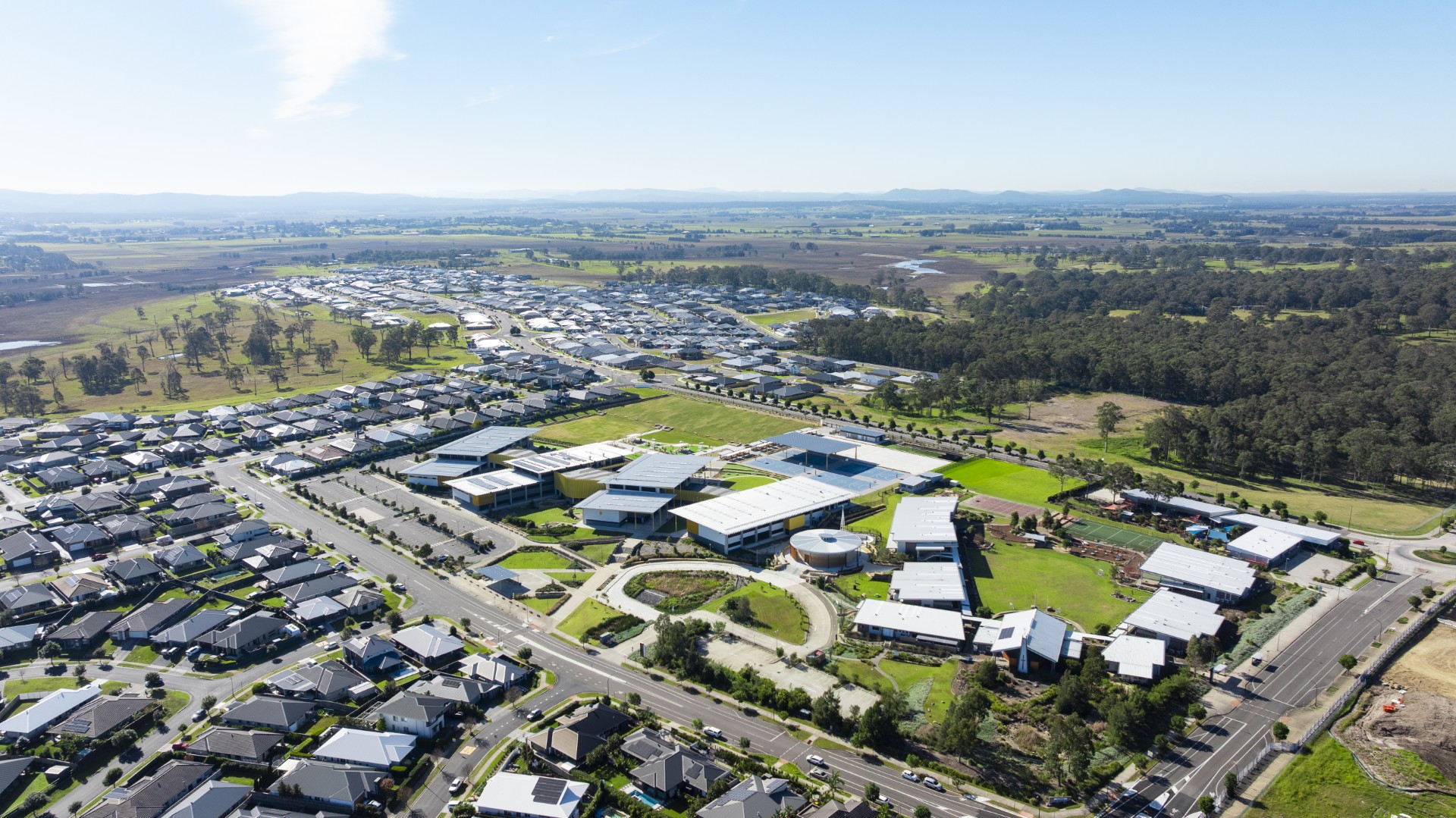 St Aloysuis Primary School Chisholm and St Bede’s Catholic College Chisholm Drone
